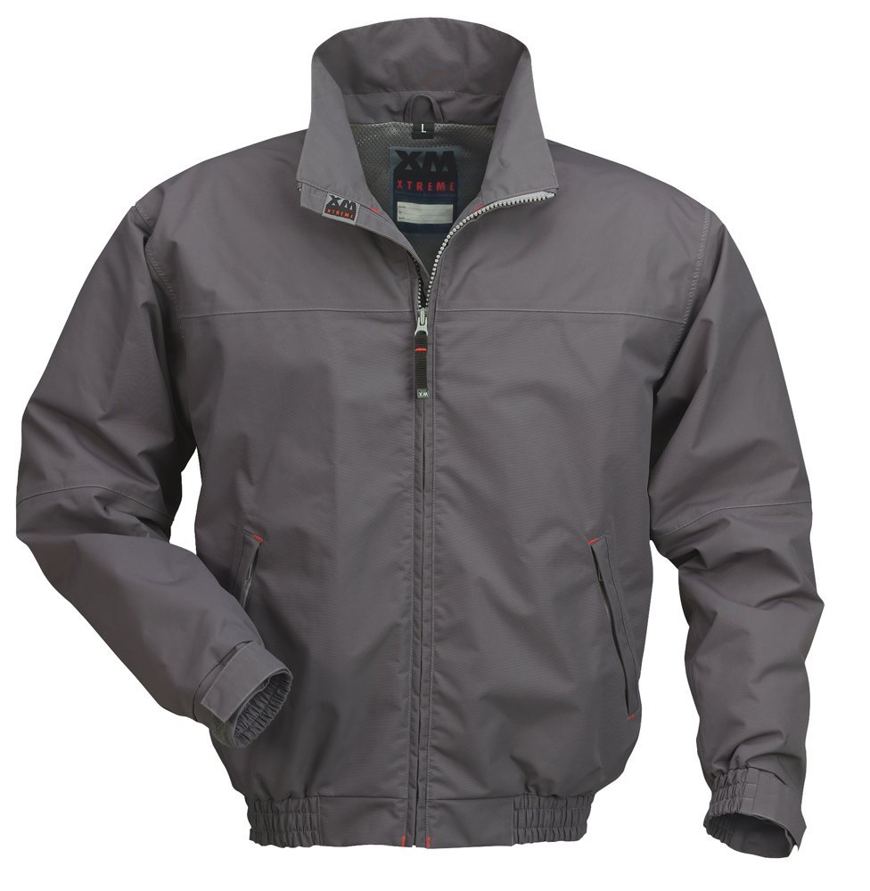 Light yacht jacket grey xs un blouson de pont aux finitions soignées