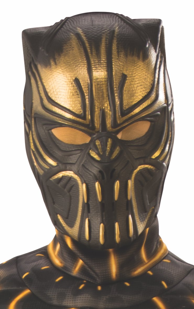 Rubie's Boys Erik Killmonger Half-Mask Costume, As Shown, One Size