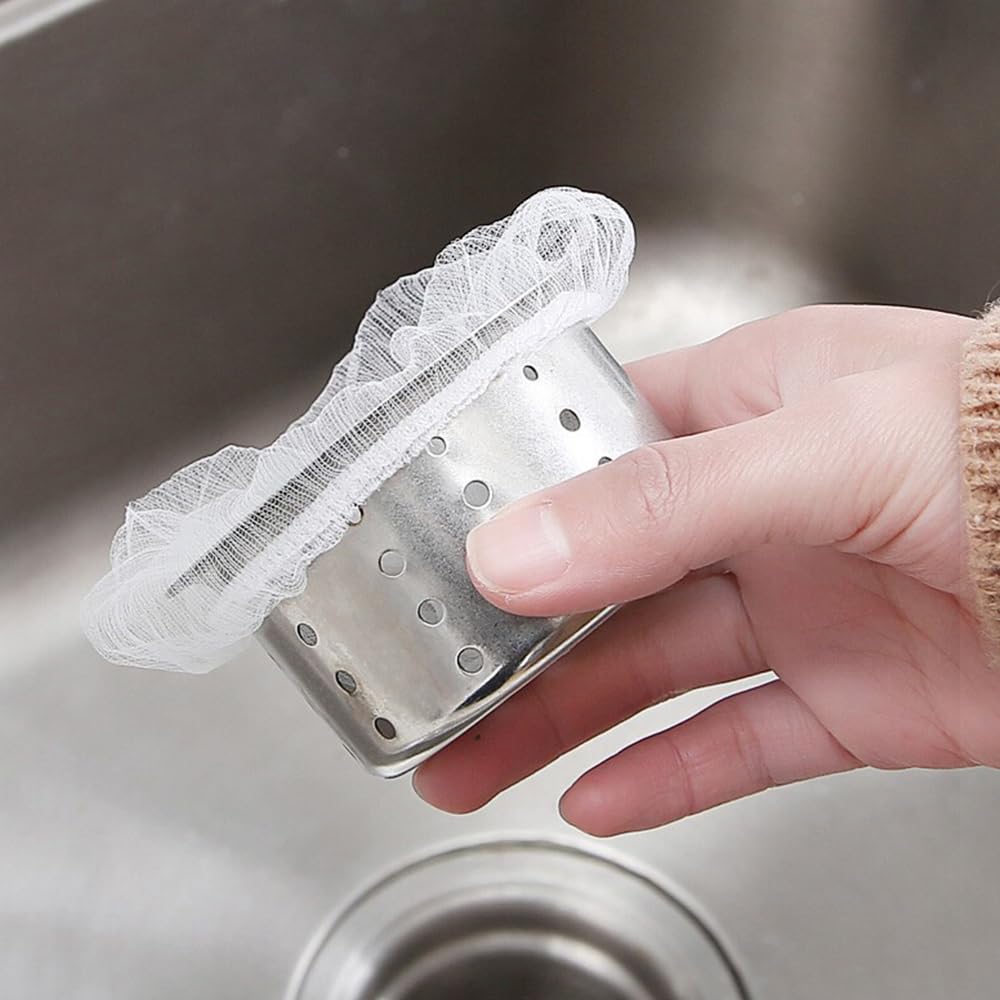Kitchen Sink Strainer Mesh XGANGM Kitchen Sink Strainer Net Bag 200/300/400/100 Disposable Mesh