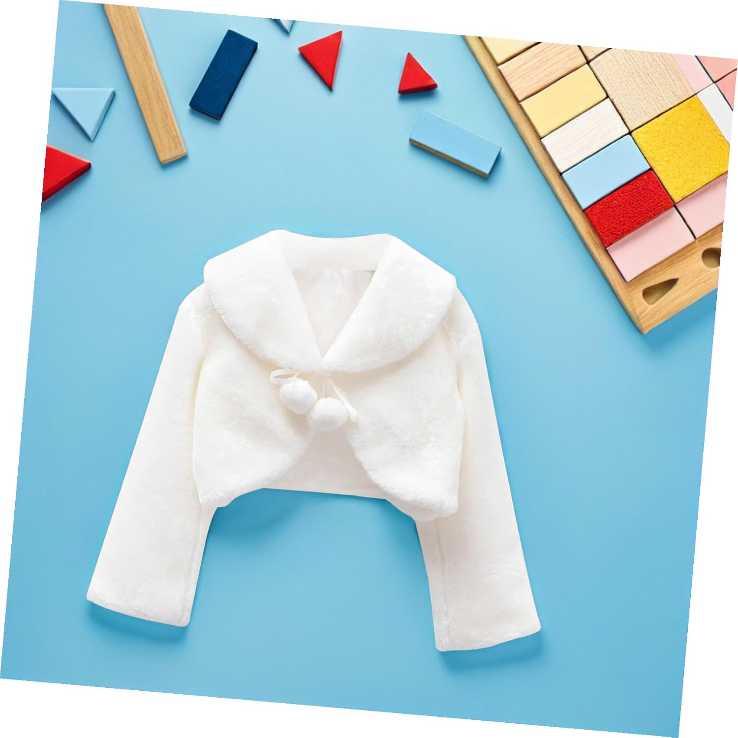 Beautiful Children Tippet Warm Tippet Wedding Girl Cape Jacket Bridesmaid Fur Shawl Girl Dress Para