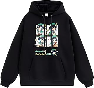 Game Hoodie Print Pullover Unisex Hooded 3D Graphic Sweatshirt Hoodies Black