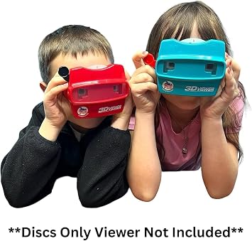 WARM FUZZY Toys Slide + Natural Disasters LED 3D Viewer