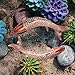 Garden Statues Koi Fish Decor, Garden Fish Pond Statues, Set of 2 Antique Copper Koi Art Sculptures for Outdoors Patio Backyard Lawn Yard Decoration, Japanese Garden Decor, Best Gifts