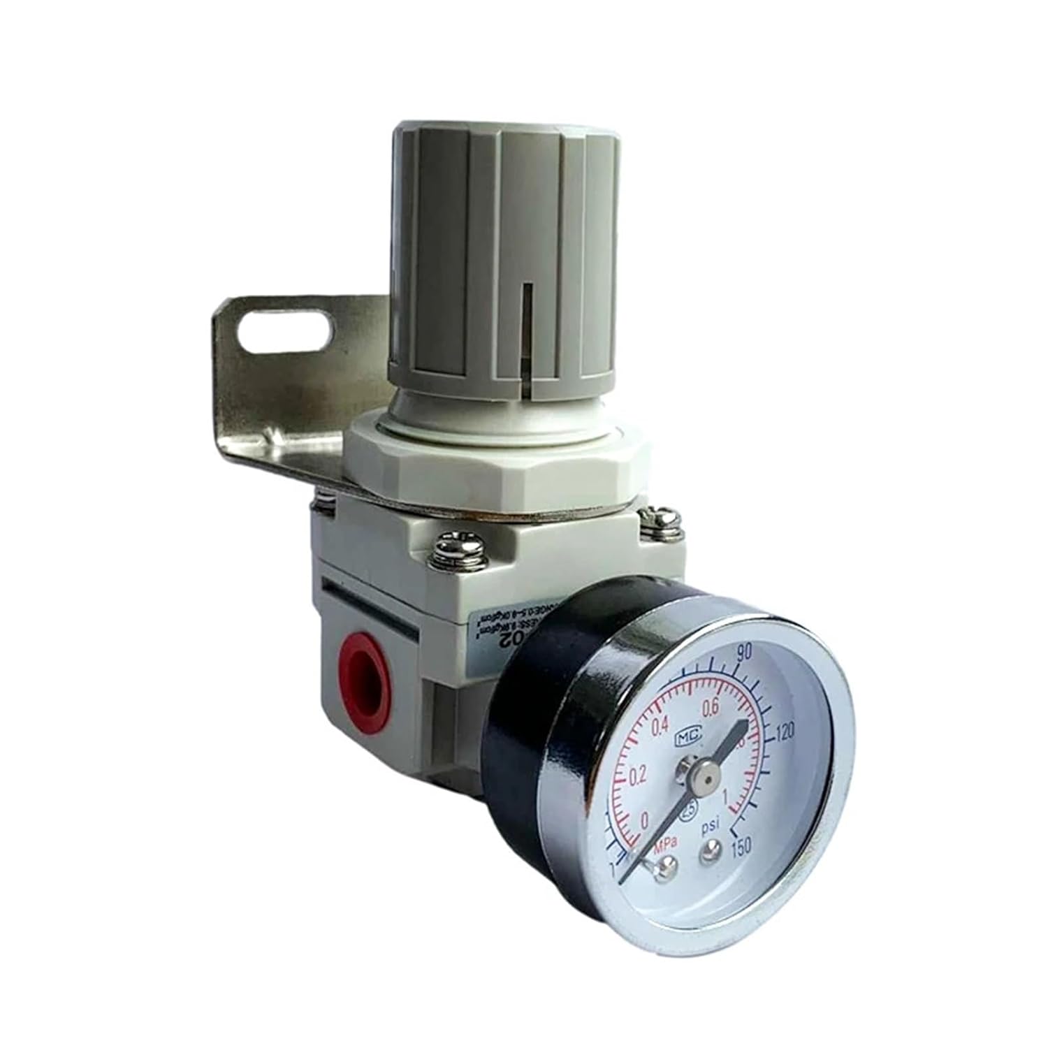 AR2000-02 AR3000-03 AR4000-04 Pneumatic Compressed Air Source Processor Airs Pressure Regulating Relief Valve 1/4 3/8 1/2 Inch 1Pcs(AR2000-02 PC4-02)