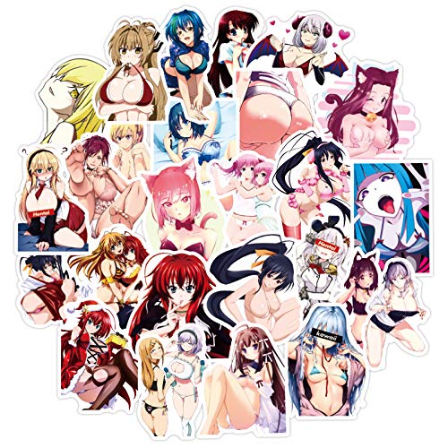 100Pcs Anime Sexy Girl Laptop Stickers,Sexy Pinup Girl Stickers For Adult, Waterproof Decals Stickers For Water Bottle Laptop Skateboard Motorcycle Car Bike Luggage Trolley Case Decoration #TOP3