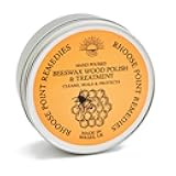 Premium Food-Safe Beeswax Wood Polish & Furniture Wax – Hand Poured Wood Conditioner | Eco-Friendly & Non-Toxic | Protects & Restores All Wood: Furniture, Toys, Cutting Boards, Ornaments (3.5 Fl Oz)