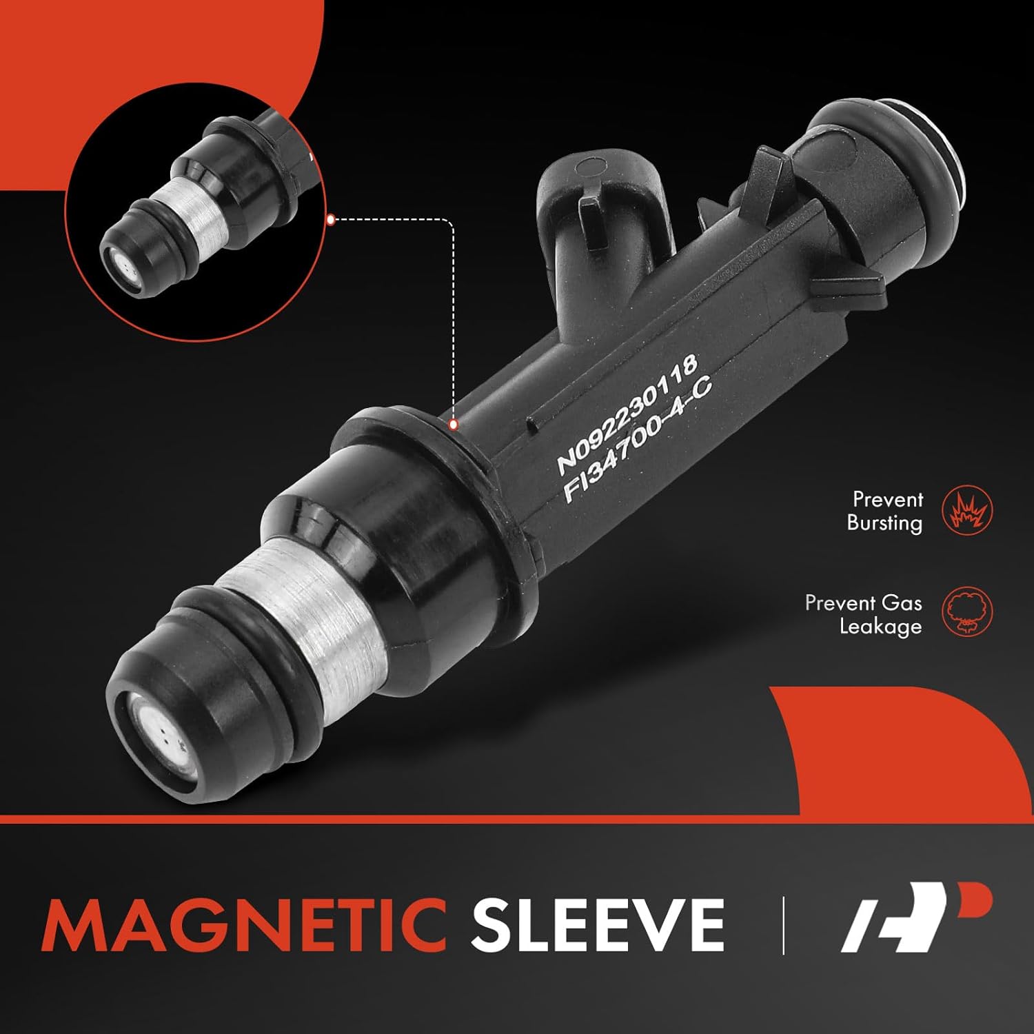 A-Premium Fuel Injectors Compatible with Chevrolet Cavalier 2000-2002 & Pontiac Sunfire 2000-2002, 2.4L 4-PC Set