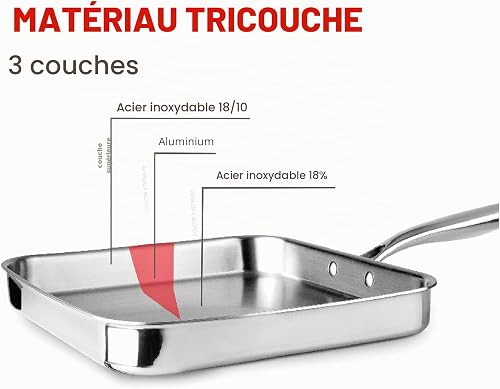 IBILI 653228 Grill, Stainless Steel - 8