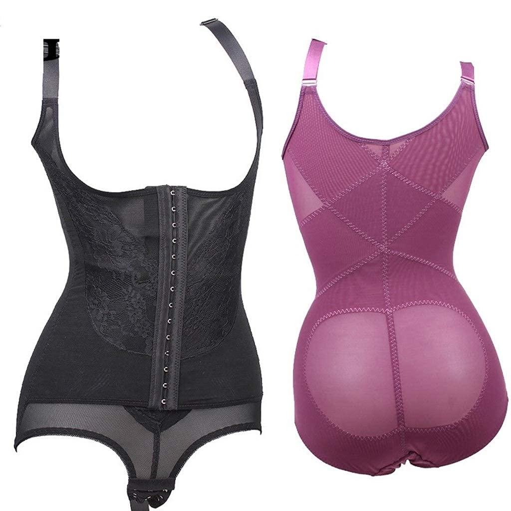Generic QTANZIQI 4XL Kobiety Magnetyczna kontrola Body Shapewear Wyszczuplający pas wyszczuplający w talii Gorset Butt Lift Korekcyjne podparcie pleców (kolor: beżowy, rozmiar: 3XL)