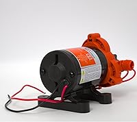 Vista 4 de Bomba de diafragma de agua con cebado automático 2,8 galones/min (10,6 l/min) 45 libras por pulgada cuadrada. Para la marina o autos caravana. 12