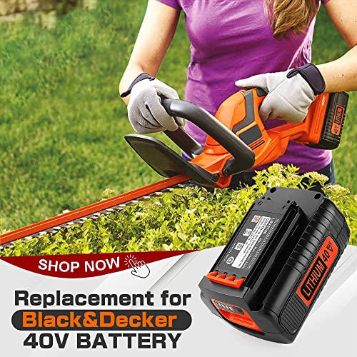 Image of Powilling 40Volt 3.5Ah Replacement Battery for Black and Decker 40V Battery