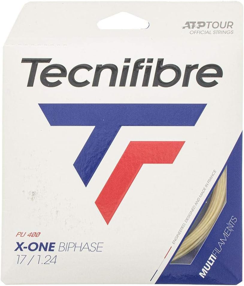 Tecnifibre X-One Biphase (18-1.18mm) String Set (Natural)