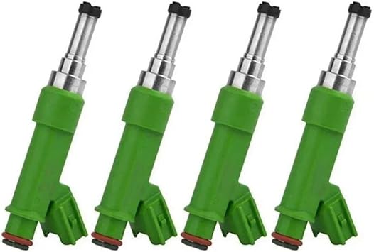 4Pcs Car Fuel Injector Fuel Injection Mouth 23250-0V030 23209-09175, for Camry, for Venza, for Hilander 2.5L, for Sienna 2.7L Injector Nozzle