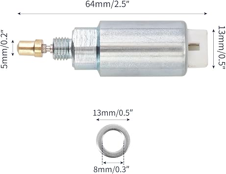 KIPA Carburetor Fuel Solenoid For 791230 699709 499804 799109 796227 796663 796259 796258 799511 796997 792295 20HP 21HP 23HP 24HP 25HP intek V-Twin Engines NIKKI Carb