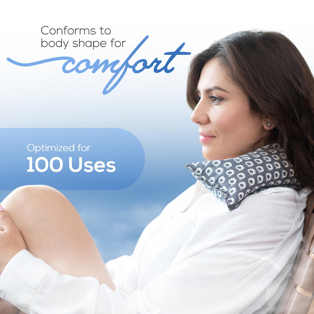 The Original Magic Bag Signature Edition Extended Compress, Hot/Cold Therapy for Neck and Lower Back Pain Relief, Cordless Hot Cold Compress, 46 x 13.5 cm (18.1