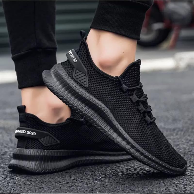 Mens Breathable Featherweight Running & Walking Shoes - Ideal for Jogging, Hiking, All-Day Comfort - Stylish Outdoor Athletic Sneakers3