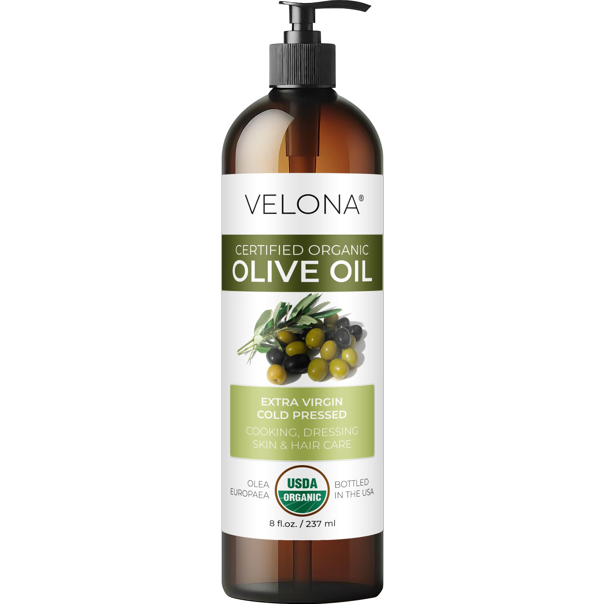 Amazon.com: velona USDA Certified Organic Olive Oil - 8 Fl Oz