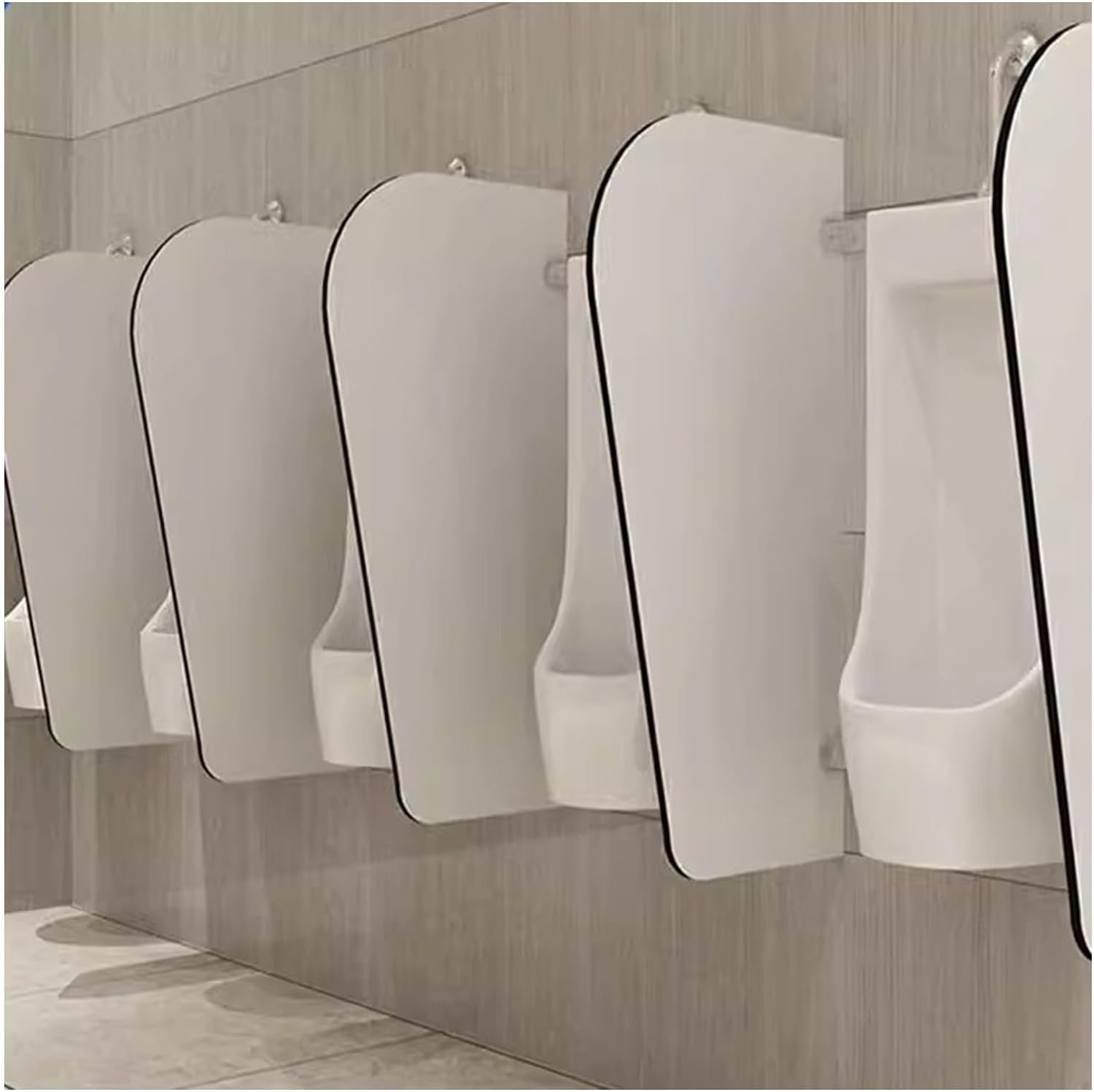 AYCDL Toilet Partition Board Waterproof Toilet Partition Wall-mounted Men's Toilet Baffle Partition Wall Public Toilet Partition Urinal Privacy Screen,Partition X 3