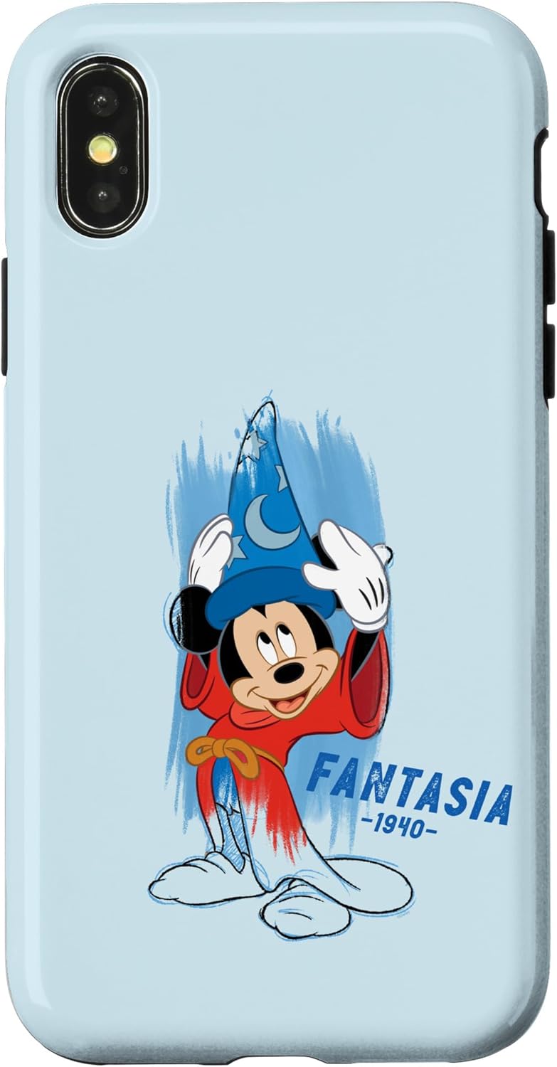 Disney Ink and Paint Sorcerer Mickey Mouse in Fantasia 1940 Case for iPhone 15