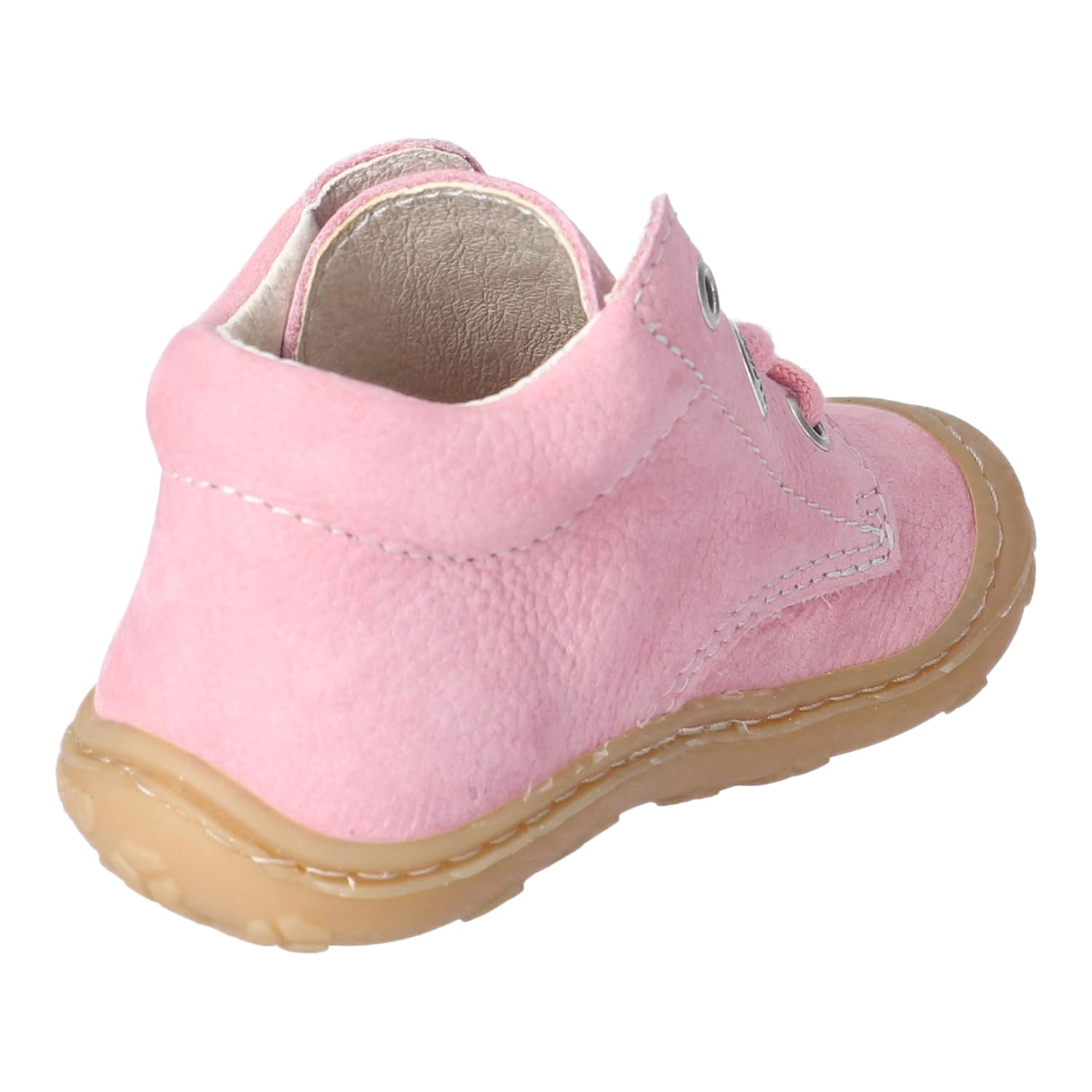 RICOSTA Mädchen Stiefel Cory, Kinder Lauflernschuhe, Weite: SCHMAL, lose Einlage, terracare, schnürstiefel, Booties, Leder, Mallow (330), 23 EU