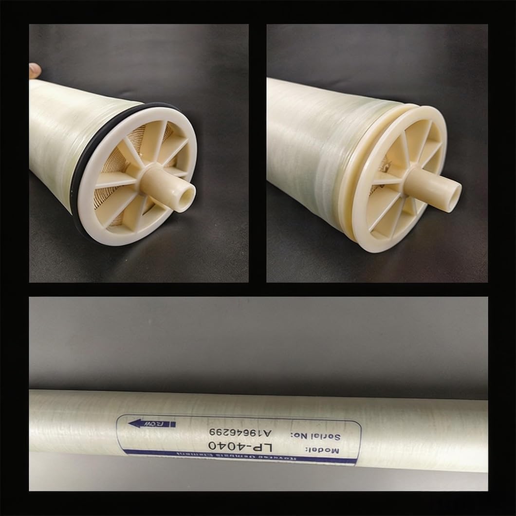 2-pack, LP-4040, Low-pressure Commercial Membrane, With A Desalination Rate Of Up To 99%, Suitable For Municipal Tap Water/low TDS Groundwater Treatment Systems