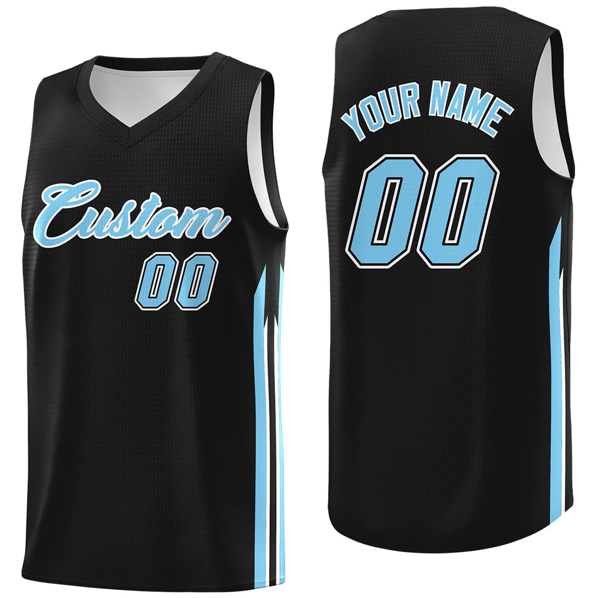 KXK Custom Basketball Jersey, Printed Personalized Name Number for Men Youth