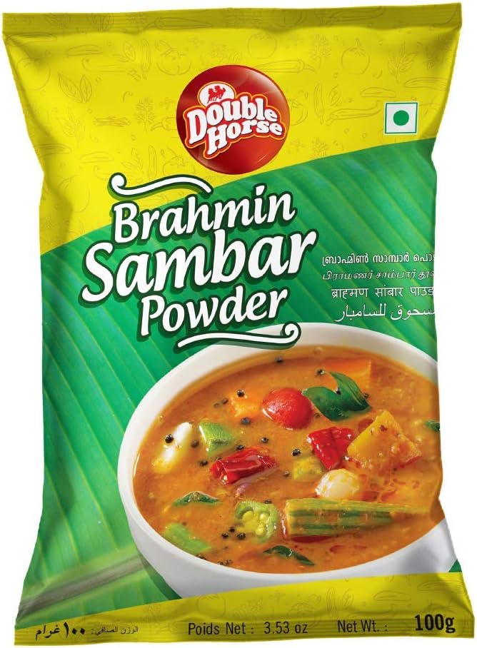 Double Horse Brahmin Sambar Powder 100G | Sambar Powder | Sambar Masala