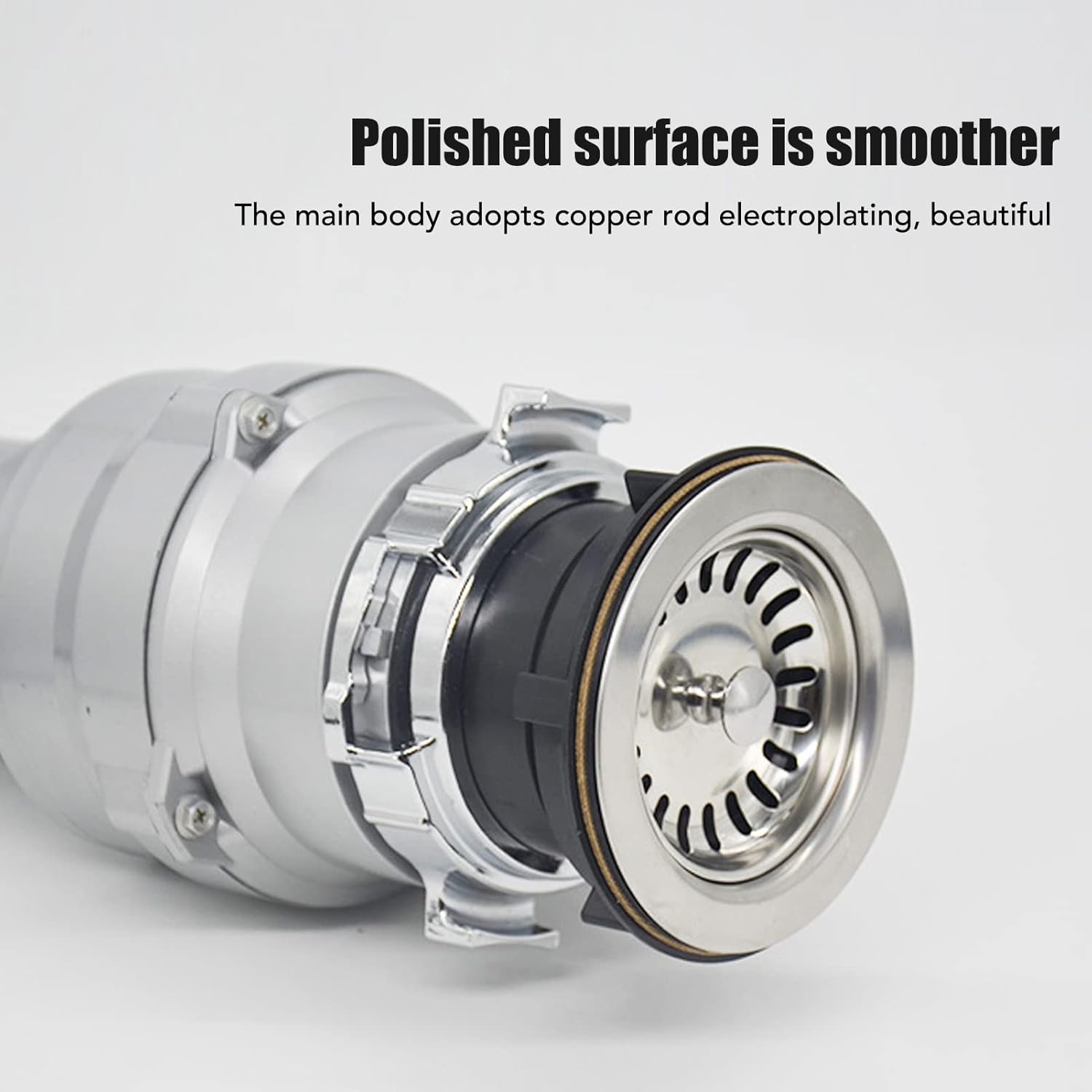 Jeanoko Garbage Disposer Strainer Pull Water Plug Food Waste Disposer Filter Grinder Shredder Part Food Waste Drain Accessories Sink Protector