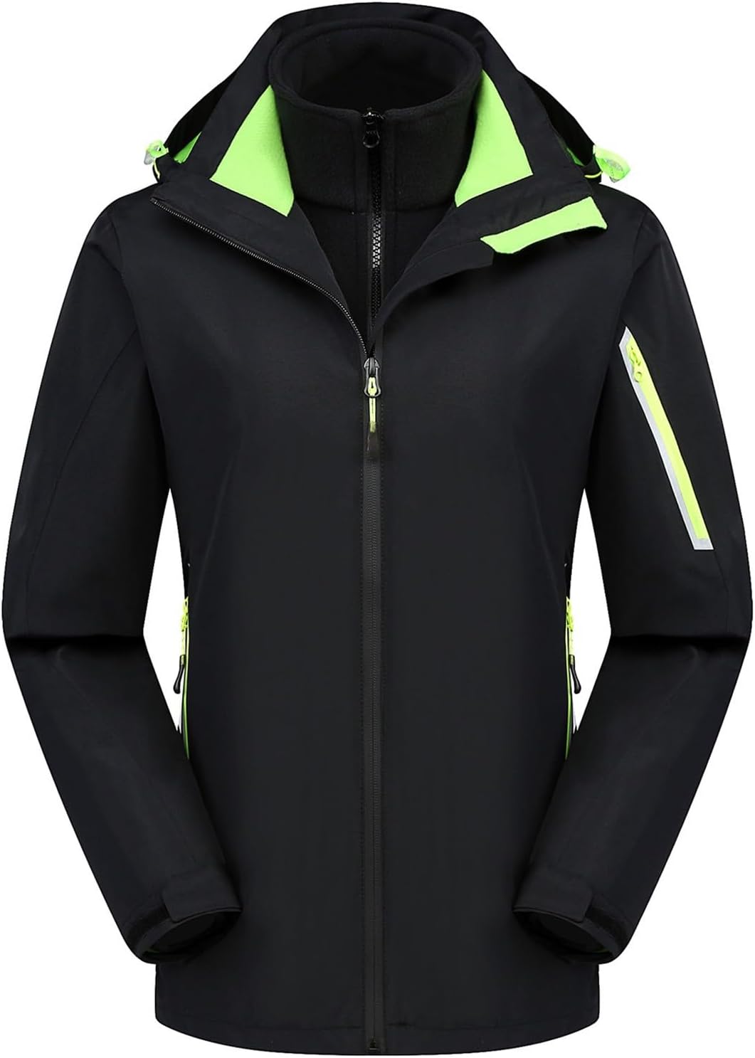 Womens Waterproof Coat Hooded Casual Jackets Windproof Sports Windbreaker Climbing Hiking Hooded Outdoor Outerwear