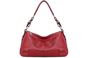 Classic and Chic: Red Leather Hobo Handbags for Women