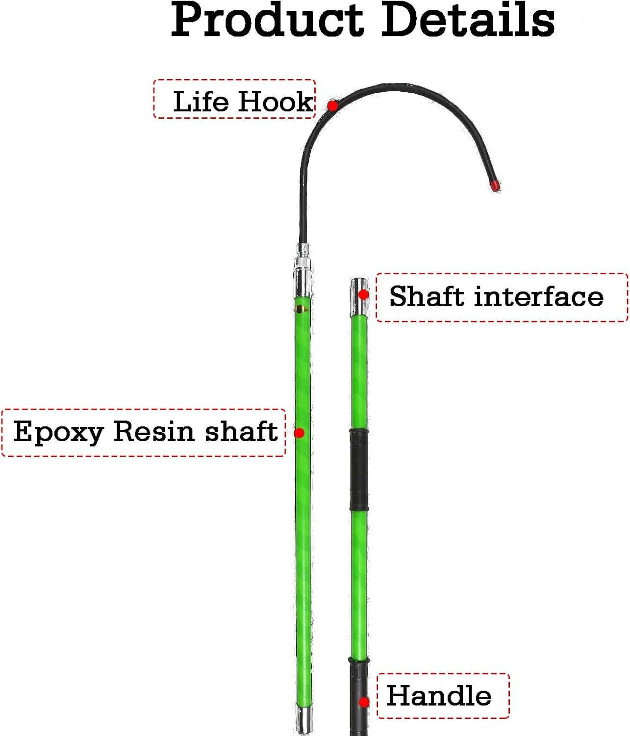 High Voltage Insulated Hook for Electrical Cabinets - Safety & Fire Protection Solutions for Substations and Power Facilities