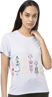 3rd Planet Women’s 100% Bamboo Round Neck Half Sleeve Trendy Active Outdoor Daily Gym Casual Wear T Shirt Price In India