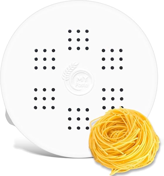 MY Pasta - Bigoli 3mm- Accessori per Pasta Maker Disco Pasta compatible with Philips pasta maker series 7000 - 5