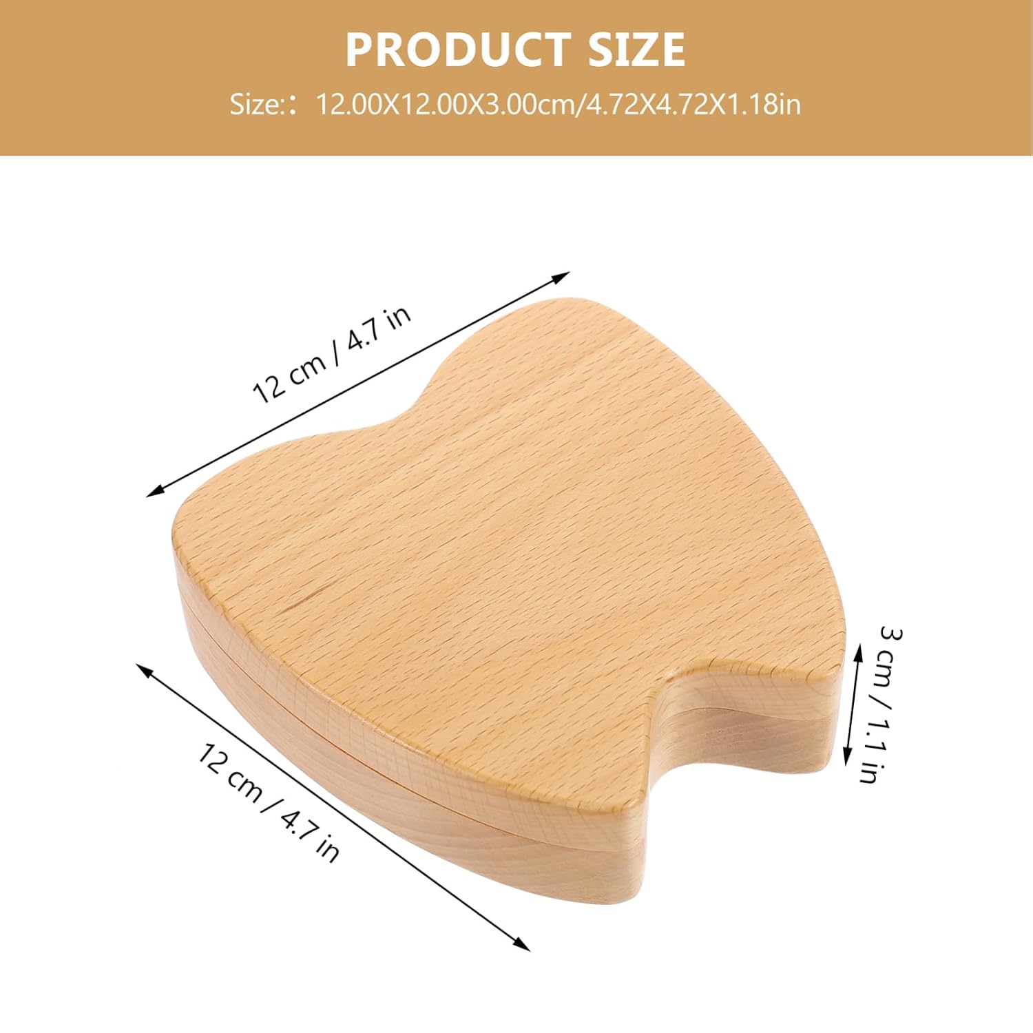 Wooden Tooth Keepsake Container for Kids, Baby Lost Tooth Storage Box image 2