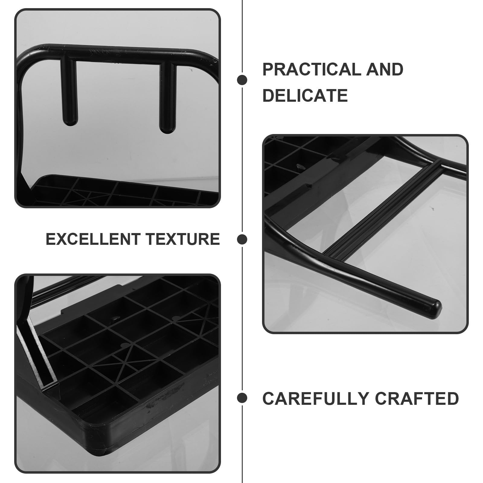 Soporte de Montaje para Kayak, Motor Fueraborda, Negro, Nylon