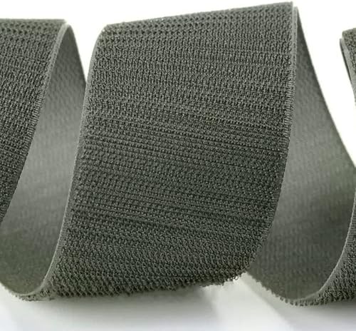 Miniatura 7 de Cinta de gancho y bucle de 4 pulgadas de ancho, verde follaje, para coser, no adhesiva, de 1 yarda de largo, cinta de gancho y bucle de nylon verde