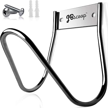 JBscoop Garden Hose Holder Stainless Steel Small Wall Mount Garden Hose Hook, Ideal for Water, Ai...