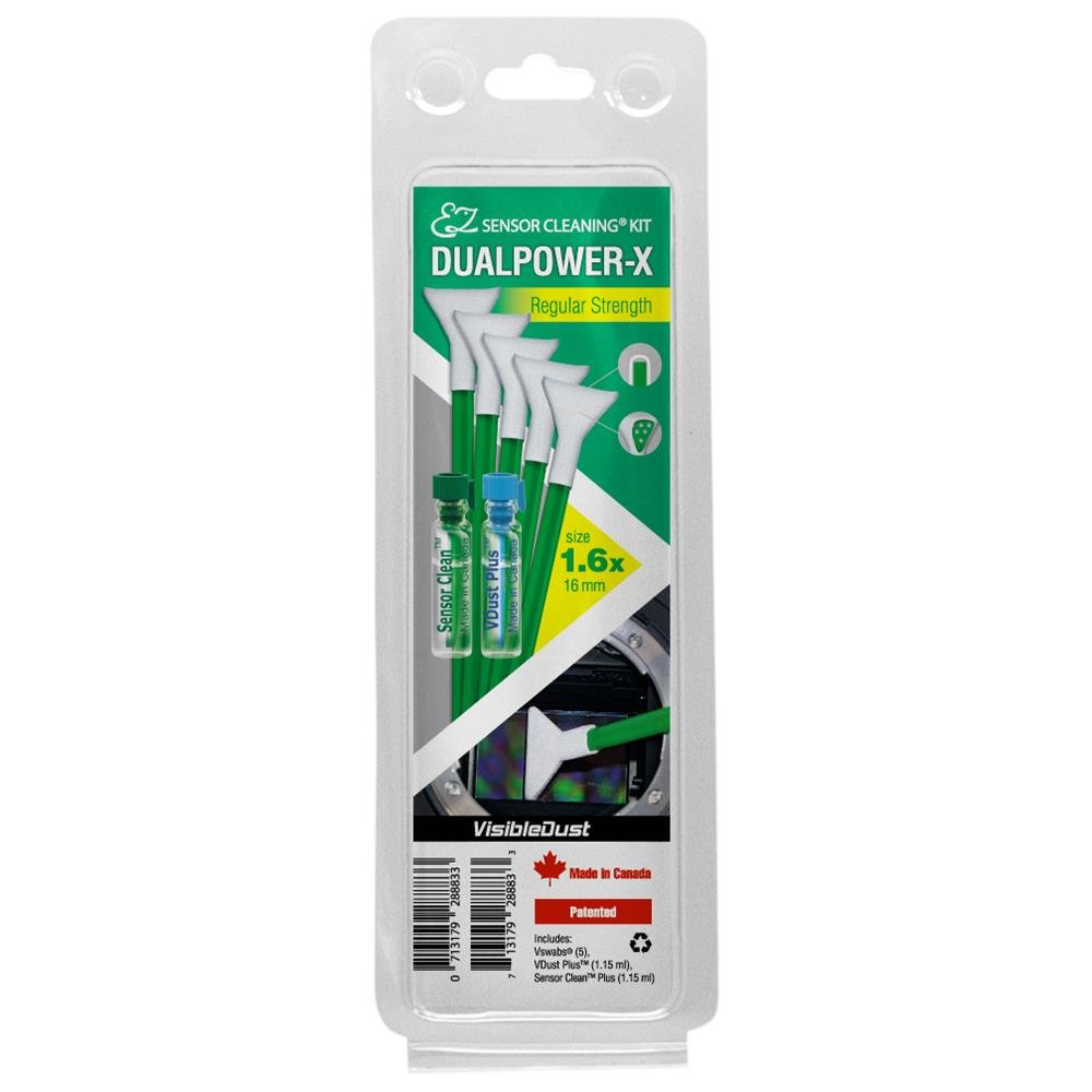 Tergilente Visible Dust DUALPOWER-X 1.6x Regular Strength MDX100 pulizia lente[17741759]