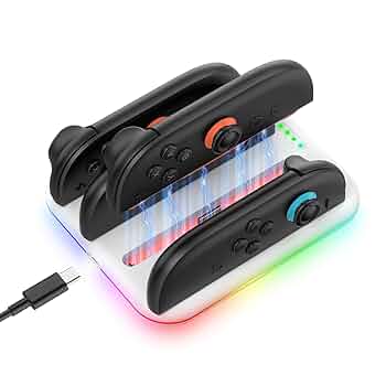 Nintendo Switch - Joy-Con×2、ストラップ×2、コントローラー、充電ドック スイッチ switch Joy-Con 充電グリップ ジョイコングリップ