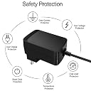 Medirelief BP Adapter for Blood Pressure Monitor | 6V Power Supply for Blood Pressure Monitor | 10 Feet Extended Cord | Black | Pack of 1 | gallery image