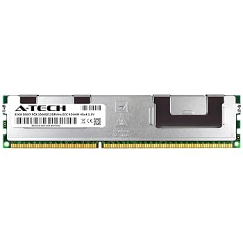 A-Tech 32GB DDR3 1333MHz PC3-10600R ECC RDIMM 4Rx4 Quad Rank