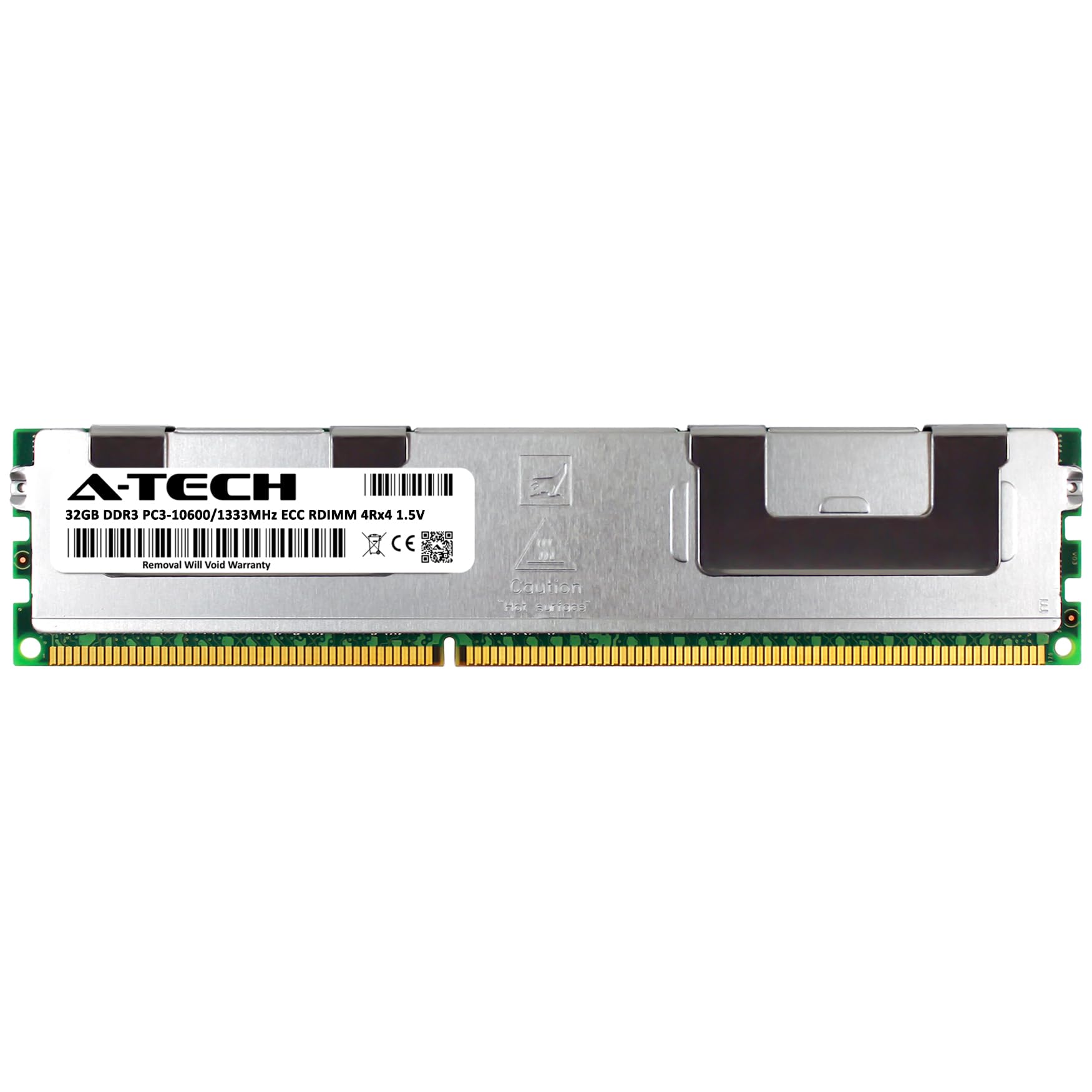 A-Tech 32GB DDR3 1333MHz PC3-10600R ECC RDIMM 4Rx4 Quad Rank