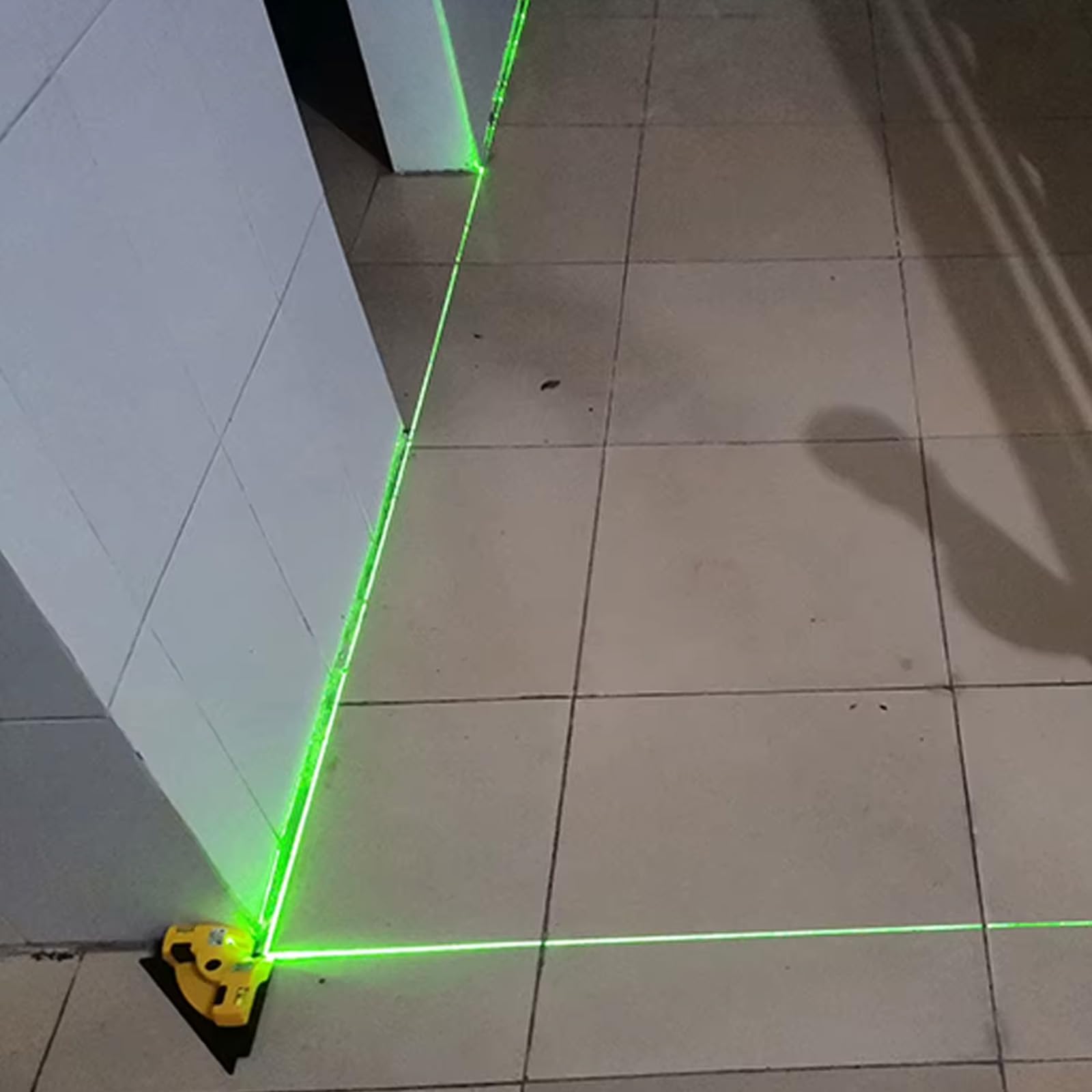 Toplionace Medidor Láser Infrarrojo de ángulo Recto, Regla de Nivel de Suelo de 90 Grados, Instrumento de Proyección de Líneas de Alta Precisión