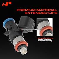 Vista 3 de A-Premium Inyectores de combustible de 4 agujeros 0280158233 compatibles con Jeep Grand Cherokee, Wrangler y Dodge Challenger, Charger, Durango