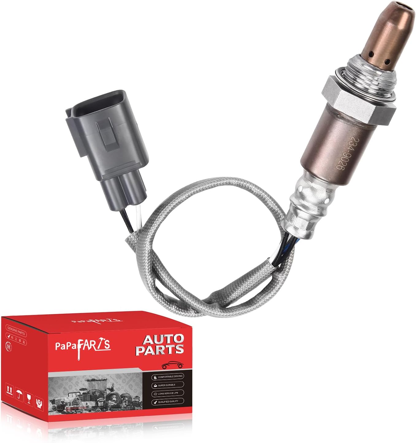 PAPAPARTS O2 Oxygen Sensor 234-9026 Upstream Compatible with Toyota Tundra Tacoma 4Runner Sequoia FJ Cruiser Land Cruiser 4.0L 4.6L 4.7L 5.7L, for Lexus GX460 LX570