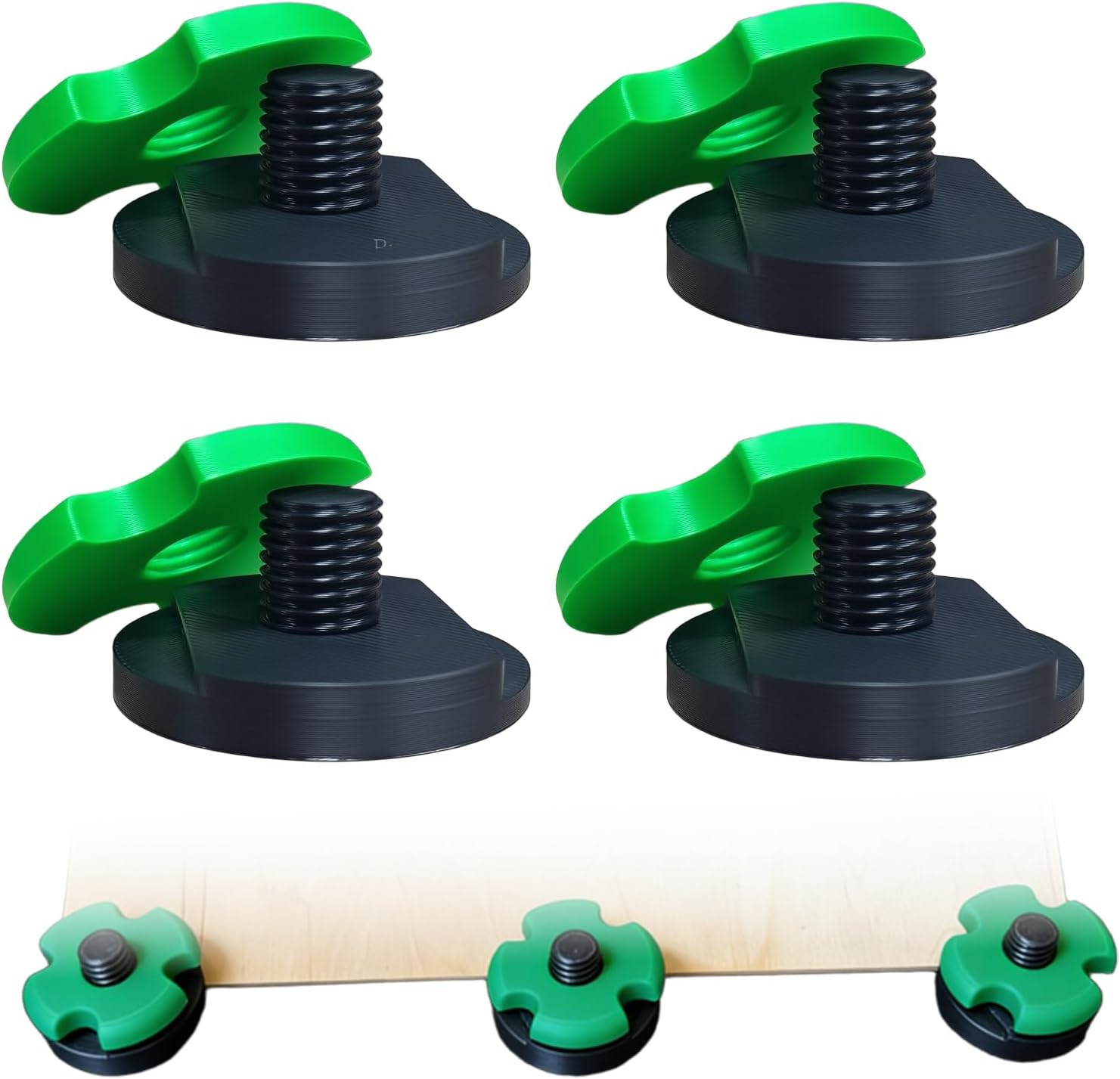 Magnetic Anti-Flashback Risers for CO2 Laser Honeycomb Bed, Hold Down Supports for Laser Engraver Accessories, Reduces Back Burn & Reflection on Wood Acrylic, for CO2 Laser Cutters (4pcs)