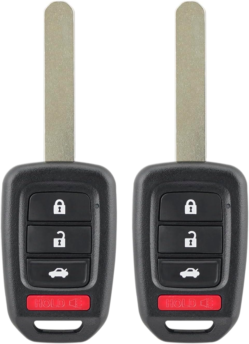 Key Fob Remote Replacement Fits for Honda Accord 2013 2014 2015 Honda Civic 2014 2015 Keyless Entry Remote MLBHLIK6-1T (Pack of 2)