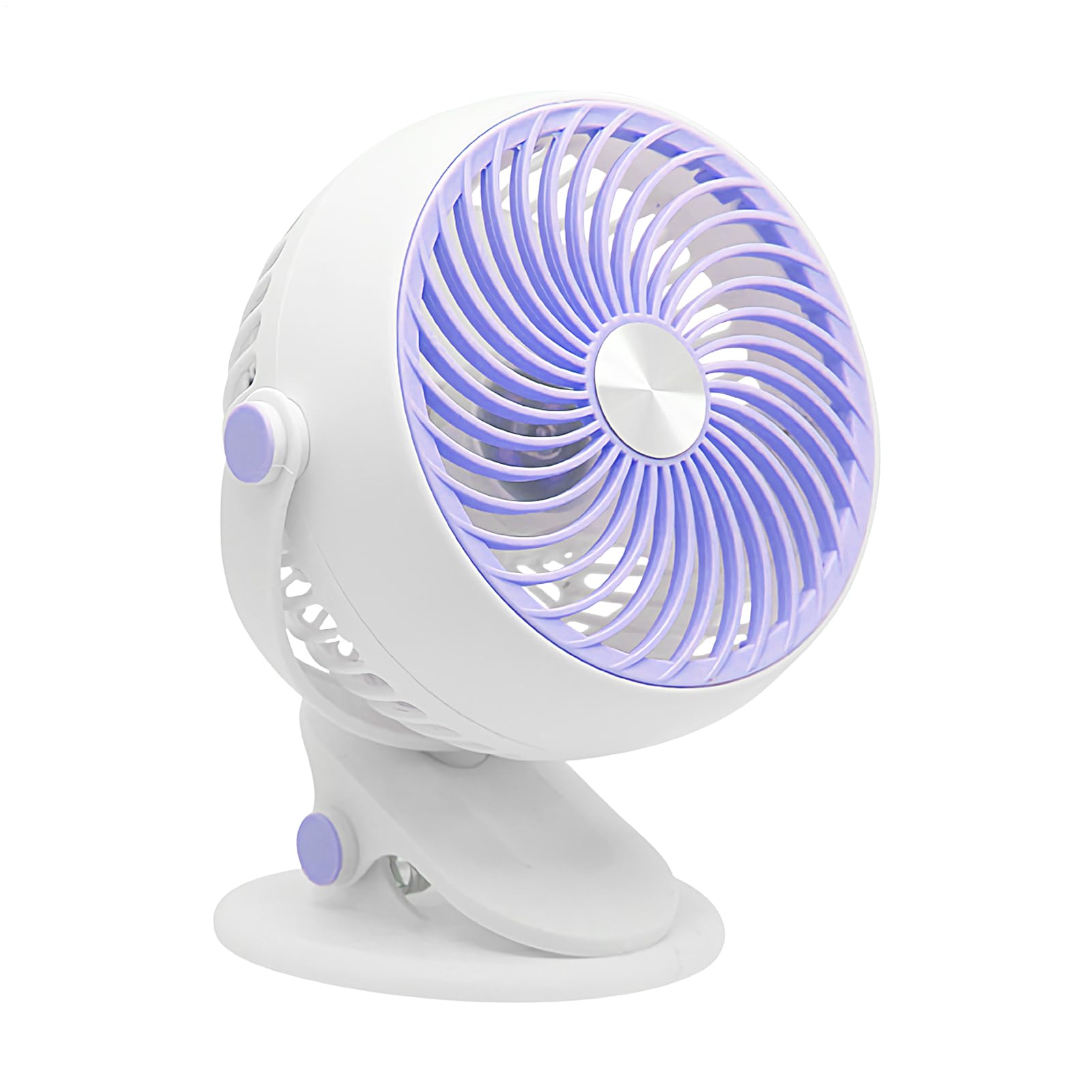Ventilateur de bureau à clip pour tente de camping et poussette