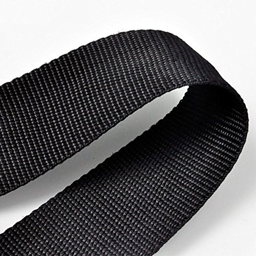 KRAFTZ® Sangle en polypropylène Noir 38 mm x 50 m Ruban multi-usages Cover