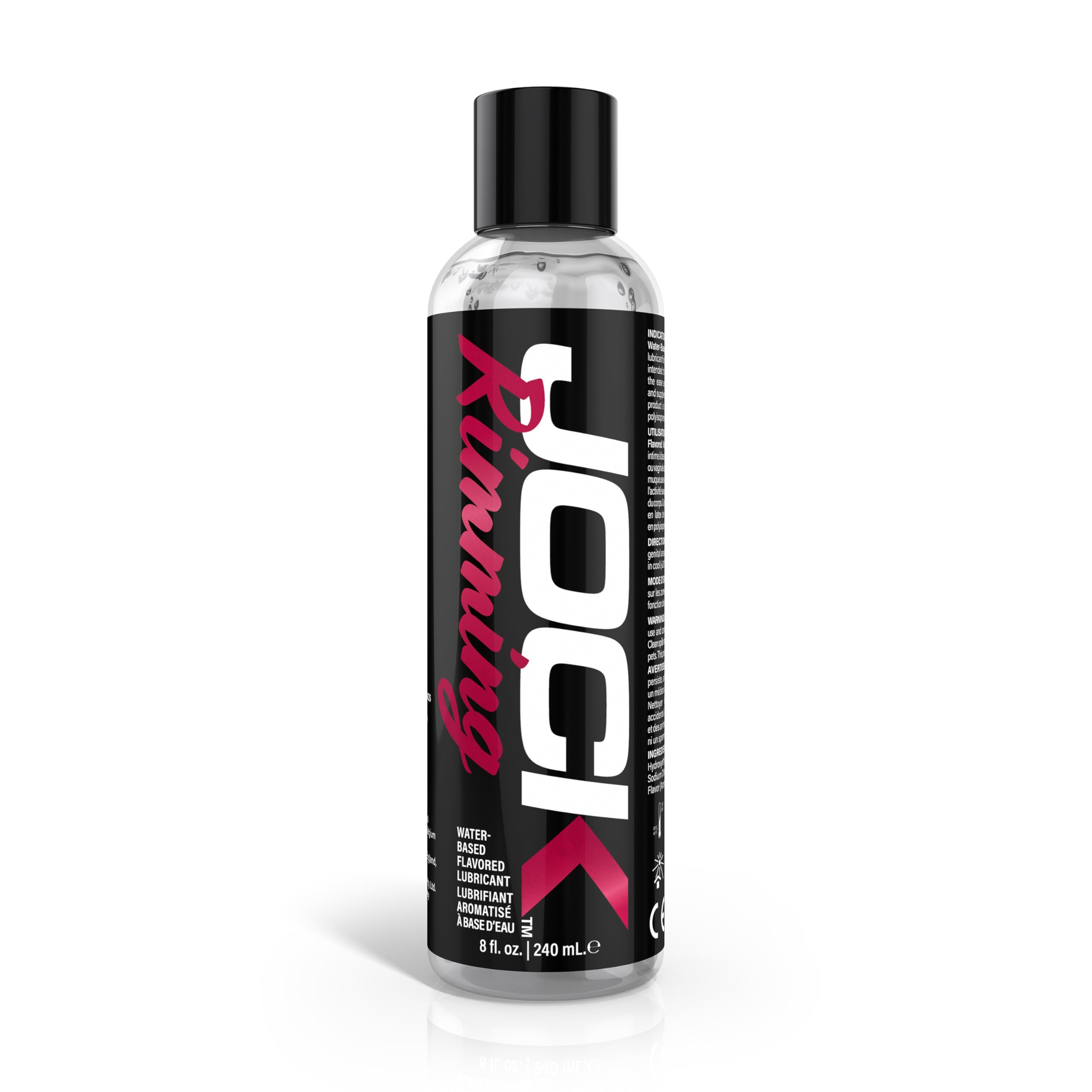 Jock Cherry Rimming Lubricant 8 Fl Oz – Cherry Flavored Water Based Personal Lubricant, Smooth Glide Intimate Gel, Long Lasting Lubrication, Easy Cleanup Formula for Couples